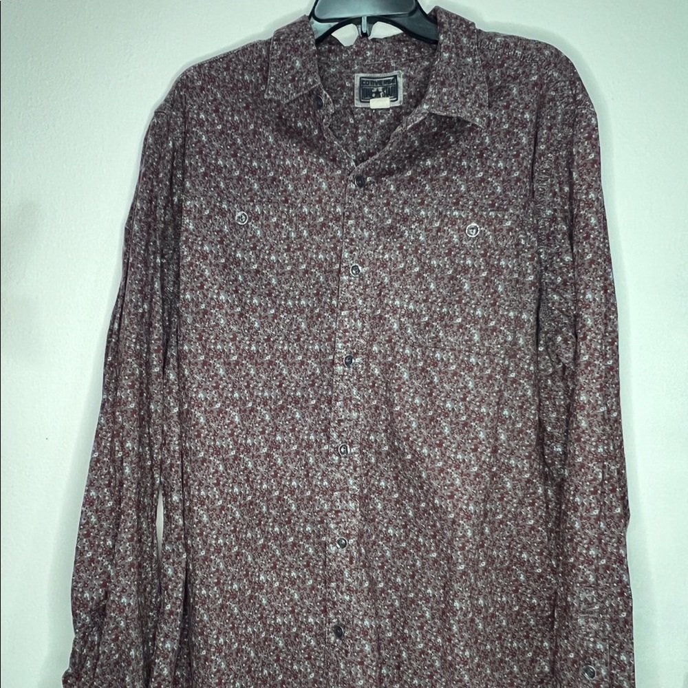 Converse long sleeve dress shirt XL cotton